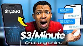 Earn $3 Every Minute Chatting With People Online | Chat and Get Paid Secret Website