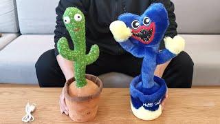 Dancing Huggy Wuggy Cactus Plush Toy Review 2022 - Funny Poppy Playtime Toy