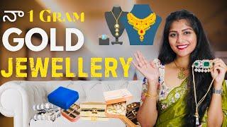 "My 1 Gram Gold Jewellery Collection | Elegant & Affordable Design | Fashion Vlog"