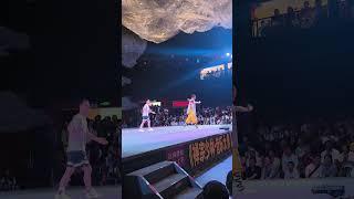 观众被选上台挑战少林功夫，发现是个练武奇才！｜中国－河南登封　舞台表演　武蹈天赋　#Gongfu #kongfu #shaolin #audience #show #shorts #China