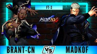 KOFXV MadKOF Vs Brant_Xinzhi - FT-3 King of Fighters XV - 2 SCS event Finalists Fight 