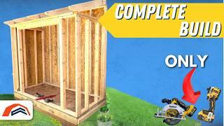 Fast And Easy Shed That Fit Any Home | 4x8 Lean-To Shed