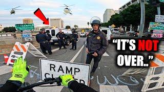 RIDING IN THE AFTERMATH OF LA PROTESTS, HERE'S WHAT HAPPENED..