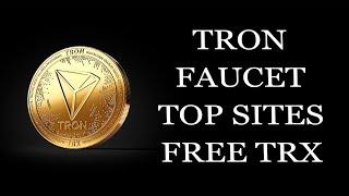 FREE Tron Faucet 2022! Earn TRX online! The Best Faucet!