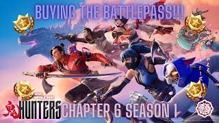 Buying The Fortnite Chapter 6 Season 1 BattlePass!!!