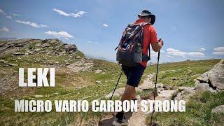 LEKI Micro Vario Carbon Strong trekking poles