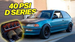 Ultimate Dseries Sleeper EF hatch | what it takes to run 40psi 64mm turbo