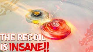 THE DRAGON EMPEROR vs KING VARIARES!! INSANE RECOIL BEYBLADE BATTLE!!