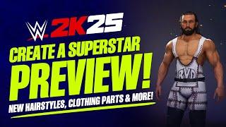 WWE 2K25 Create A Superstar: All Options (New Hairstyles, Clothing Parts & More!)