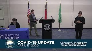 Buncombe County COVID-19 Update (April 13, 2020)