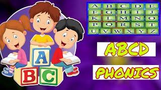 abcd phonics sound,abcd alphabet for nursery children - abcd song