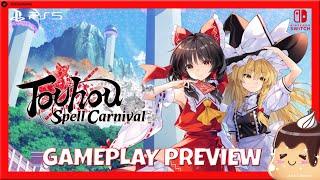 Touhou Spell Carnival Story Gameplay Preview | Pudding Walkthrough #1 [PS4, PS5, & Switch] ENGLISH