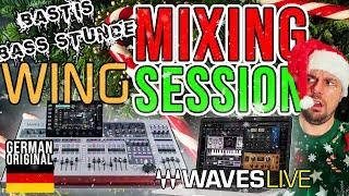 Bastis Bass Stunde Weihnachtsspecial: MIXING SESSION Behringer WING & Waves (Waves Superrack)