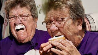 MAYONNAISE DONUT PRANK ON GRANDMA!