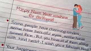 Happy New Year wishes for Girlfriend || New Year Wishes 2024