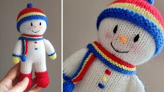 [Knitting Doll] Free Pattern by Jean Greenhowe - Toybox Snowman