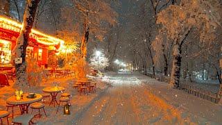 Gentle Snowfall Ambience and Smooth Jazz Music for Study, Work & Relax - Winter Piano Jazz List