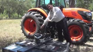 Terrain King KSM60 Side mount Rotary Mower Features & Benefits featuring Kubota M8560