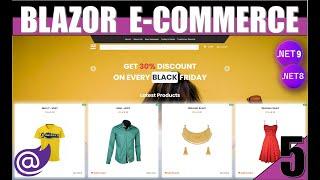 5️⃣Build a Stunning eCommerce App with .NET 9 Blazor & .NET 8 API  | Full-Stack Tutorial