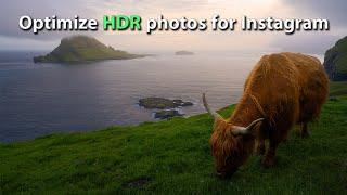 Optimize HDR photos for Instagram with Web Sharp Pro