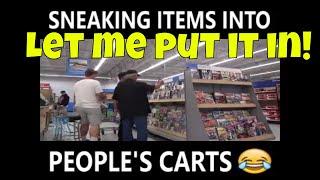 Sneaking Items into Grocery Carts