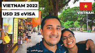 XIN CHAO VIETNAM  ($2 / ₹160 stay, cheap food and eVISA immigration experience Indian passport)