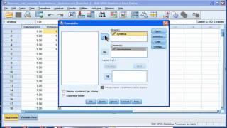 2 by 2 Contingency Table Analysis (Pearson Chi-Square) - SPSS (part 1)