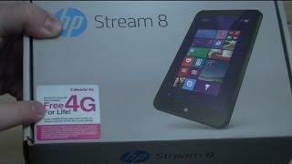 HP Stream 8 Unboxing