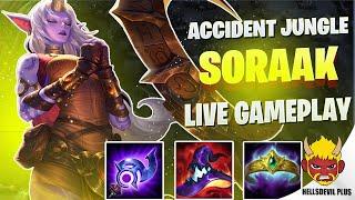 I Accidentally Picked Soraka Jungle And This Happened... - Wild Rift HellsDevil Plus Gameplay