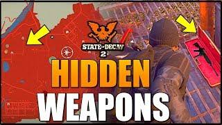 HIDDEN WEAPON CRATES IN "HEARTLAND MAP" | STATE OF DECAY 2 - SPECIAL WEAPON CASES LOCATION (SOD2)