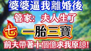 【第七集】婆婆逼我離婚後，管家：夫人生了一胎三寶，前夫帶著十個億求我原諒！
