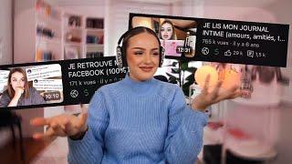 JE RÉAGIS À MES PREMIÈRES VIDÉOS