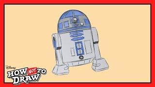 Star Wars Cartoon Comes to Life ️ | R2-D2 | How NOT to Draw | @disneychannel