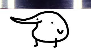 i put berd in the hydraulic press