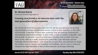 IAU G2 online conference series - Miriam Garcia (Centro de Astrobiología, Madrid)