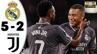 Real Madrid vs Juventus 5-2 • Champions League Highlights & All Goals 2024 • Hasil Bola Tadi Malam