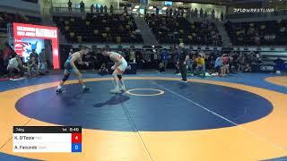 74 Kg Semifinal - Keegan O'Toole, Tiger Style Wrestling Club Vs Alex Facundo, Team Donahoe
