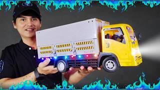 Unboxing Truk Oleng Basuri Box Cargo DT04 Skala 1:20