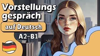 Job Interview in German | Who Will Get the Job? | A2-B1 Deutsch Lernen