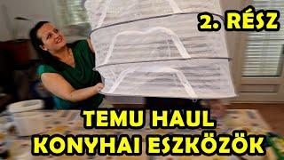 Temu haul 2. rész - konyhai eszközök tesztje és bemutatása