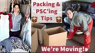 Starting to Pack | How I'm Prepping to Move | Military Life PCSing Tips