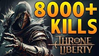 WHAT 8,000 KILLS LOOKS LIKE IN THRONE AND LIBERTY - Rank 1 Bow/Dagger 1vX Highlights