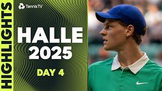 Sinner Battles Bublik; Zverev, Rublev & More Feature | Halle 2025 Day 4 Highlights