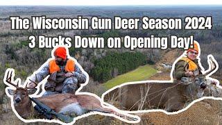 The Wisconsin Gun Season: 3 Big Bucks Down!