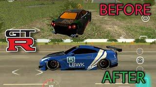 funnyrebuilding abandoned nissan gt-r 35 car parking multiplayer roleplay new update