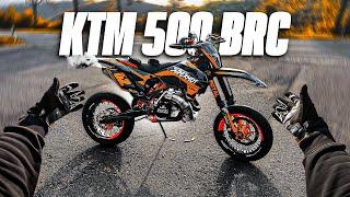 BALADE MOTO en KTM 500cc 2 TEMPS ! (je tombe en panne )