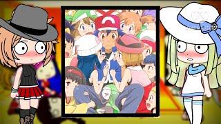 PokeGirls react to Ash’s moments with the girls