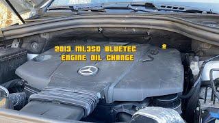 2013 Mercedes ML350 Bluetec Engine oil change