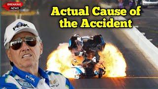 What was the real cause of John Force's accident