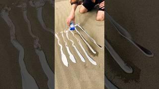 Watch What Happens When You Pour Silver on Sand!